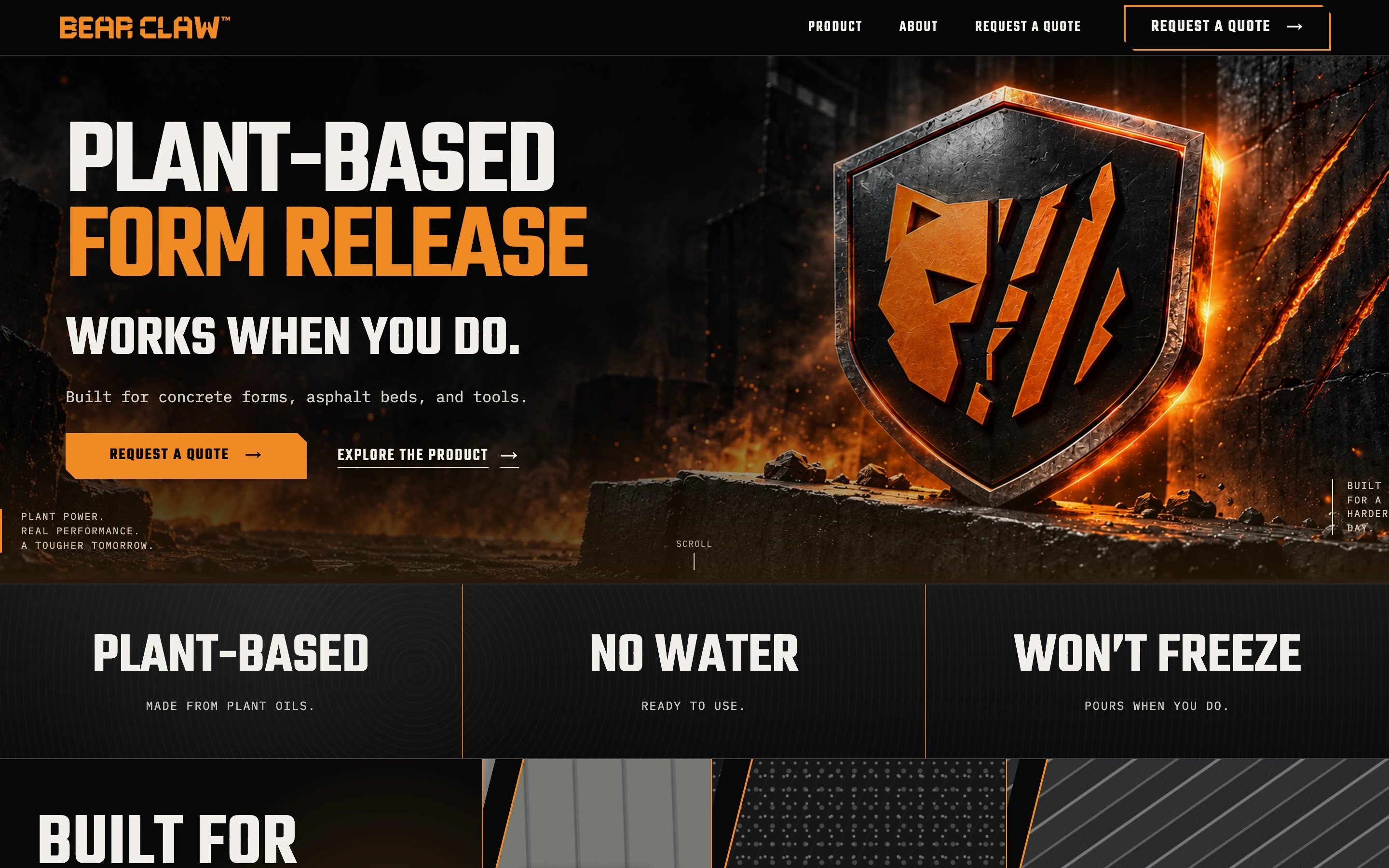 Bear Claw USA — Website design + development