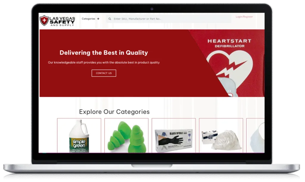 Las Vegas Safety & Supply — site before the engagement