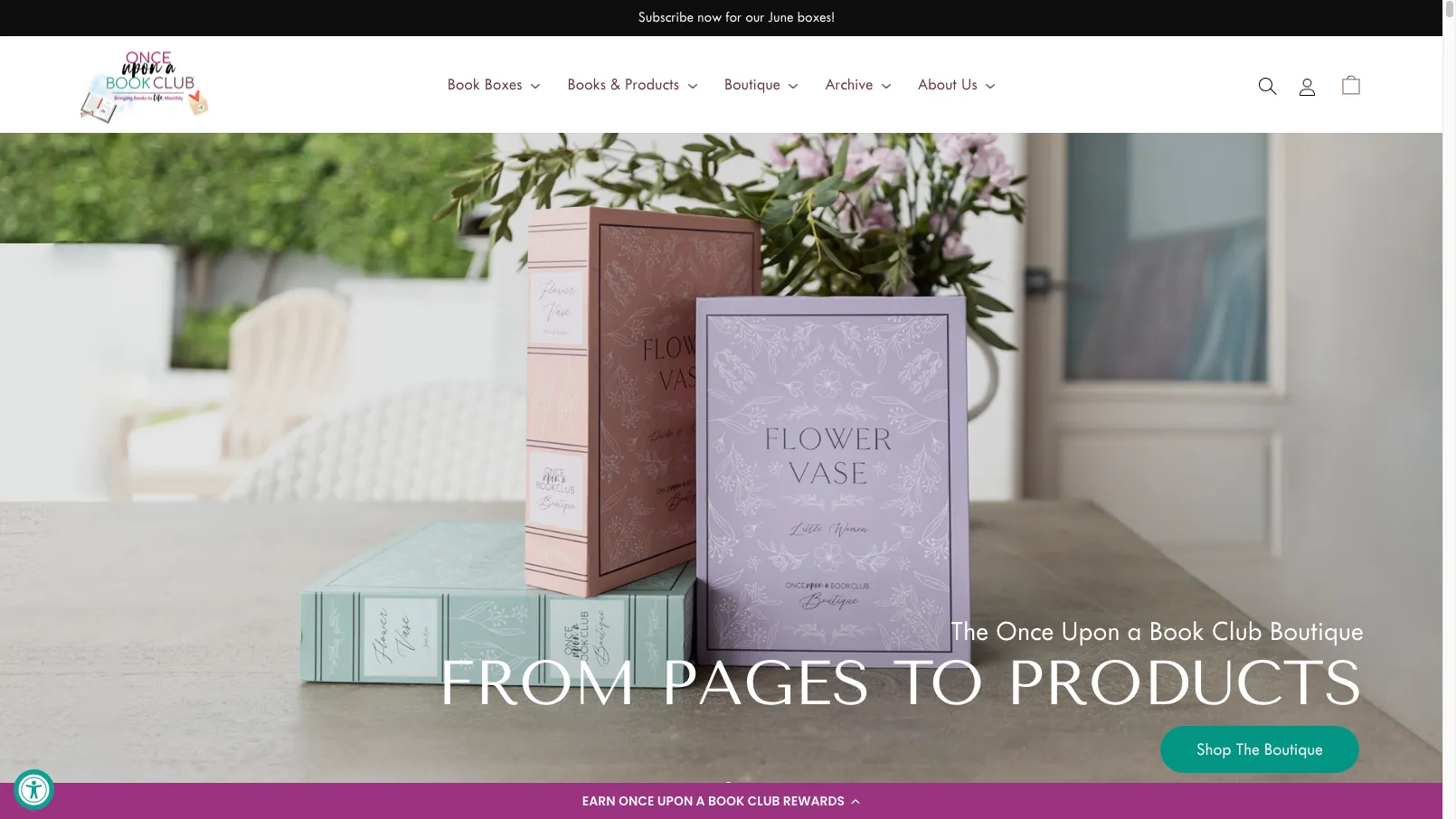 Once Upon a Book Club — Project view
