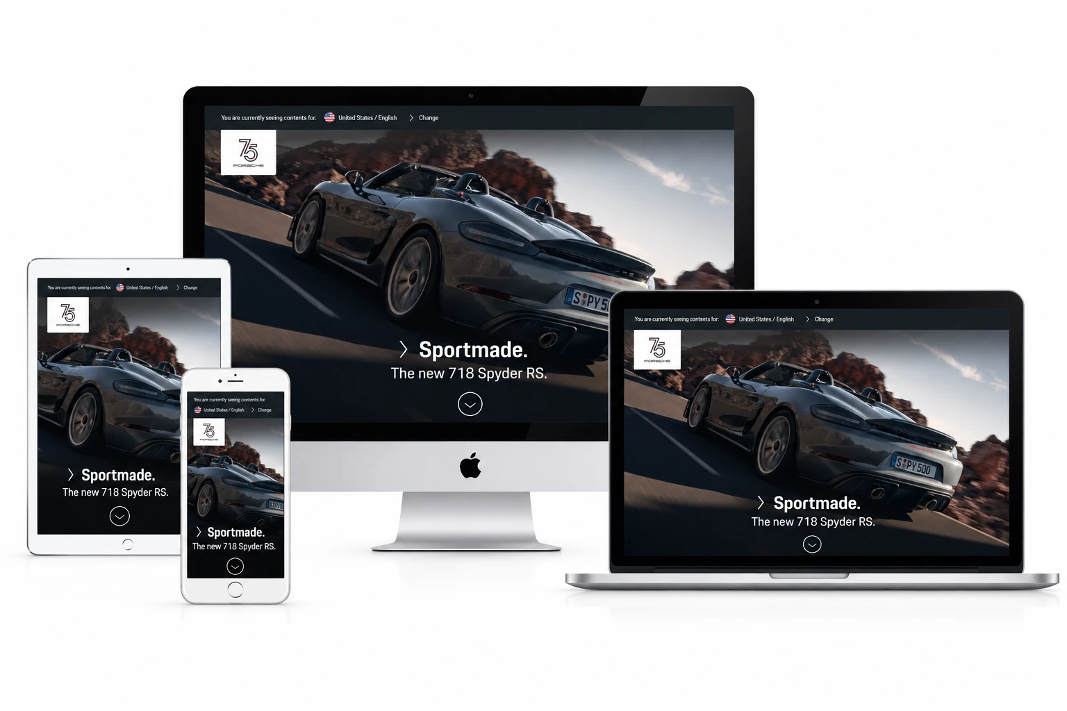 Illustrative Porsche device presentation
