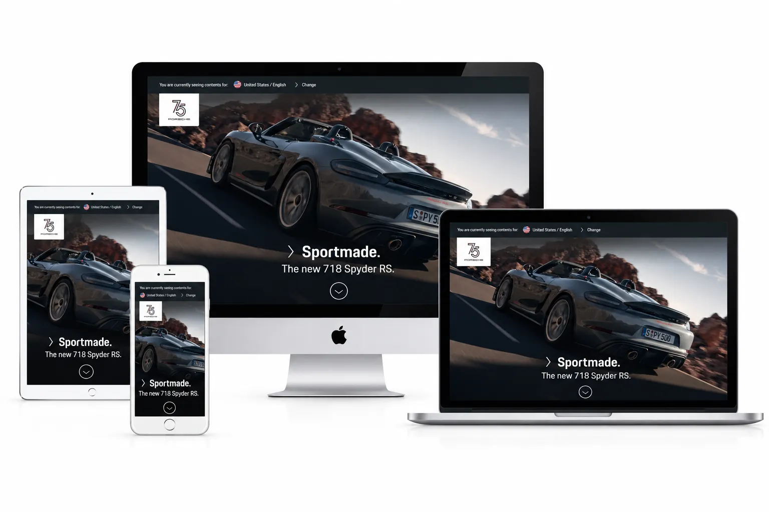 Illustrative Porsche device presentation