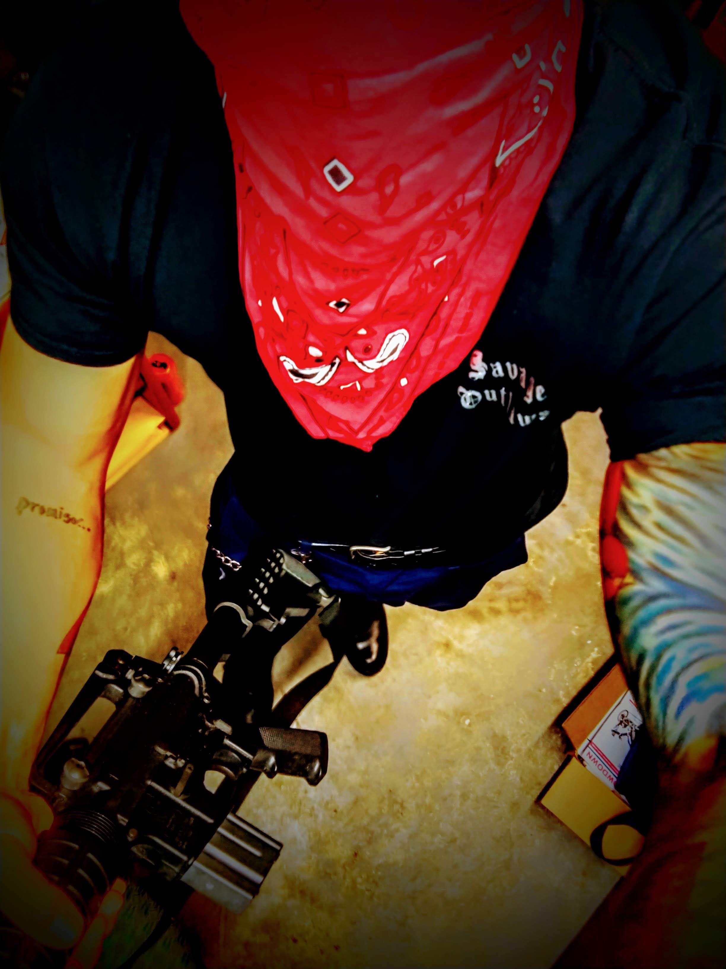 Red bandana / workshop portrait