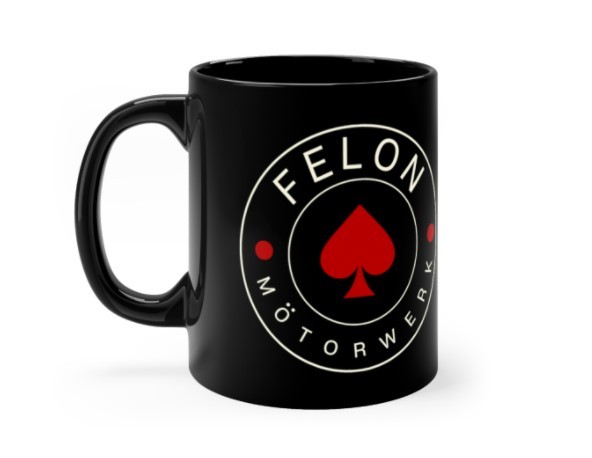 Red spade / black mug