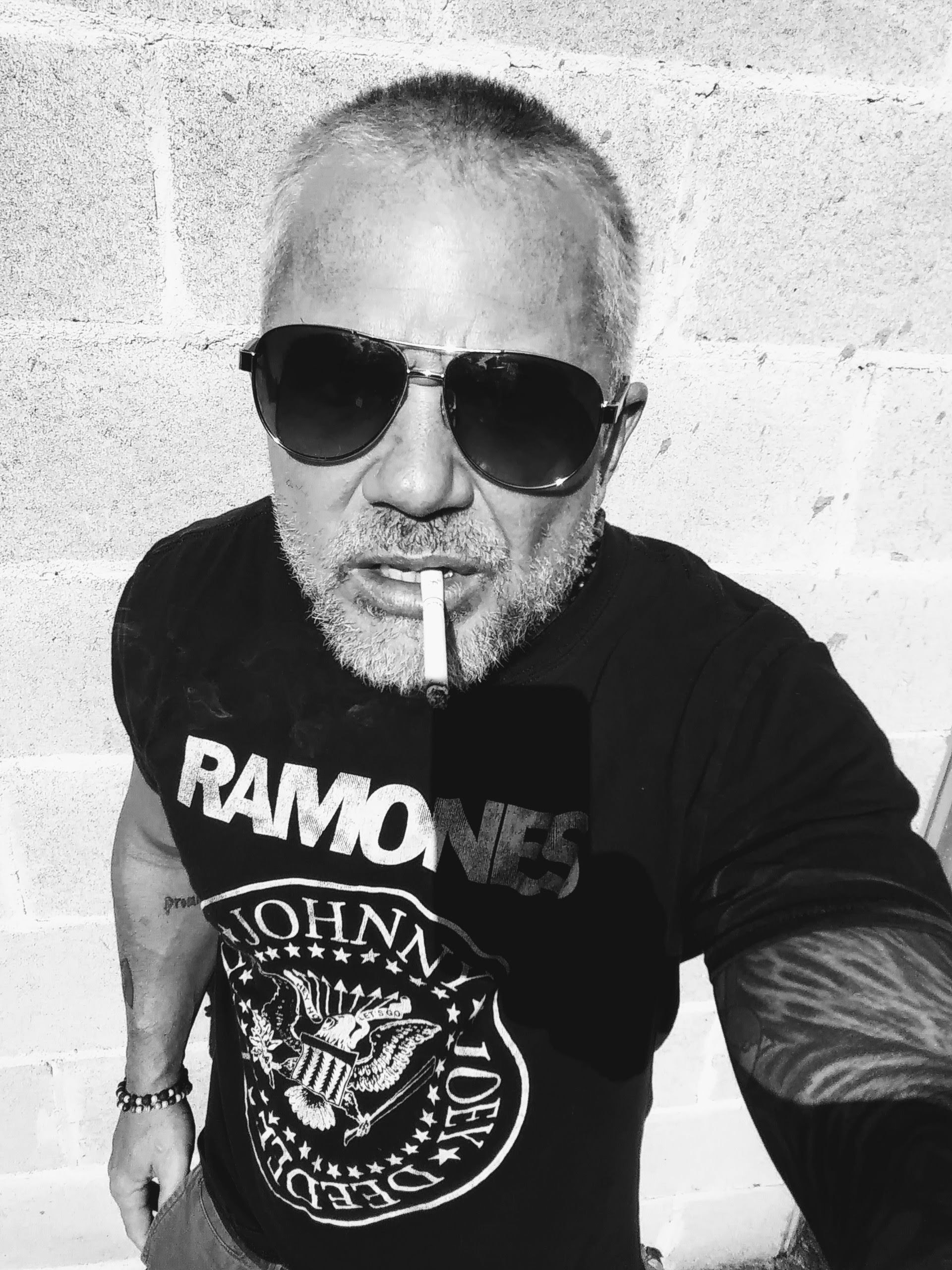 Around the shop / monochrome portrait